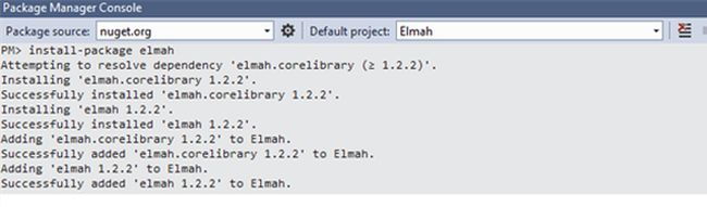 package manager console